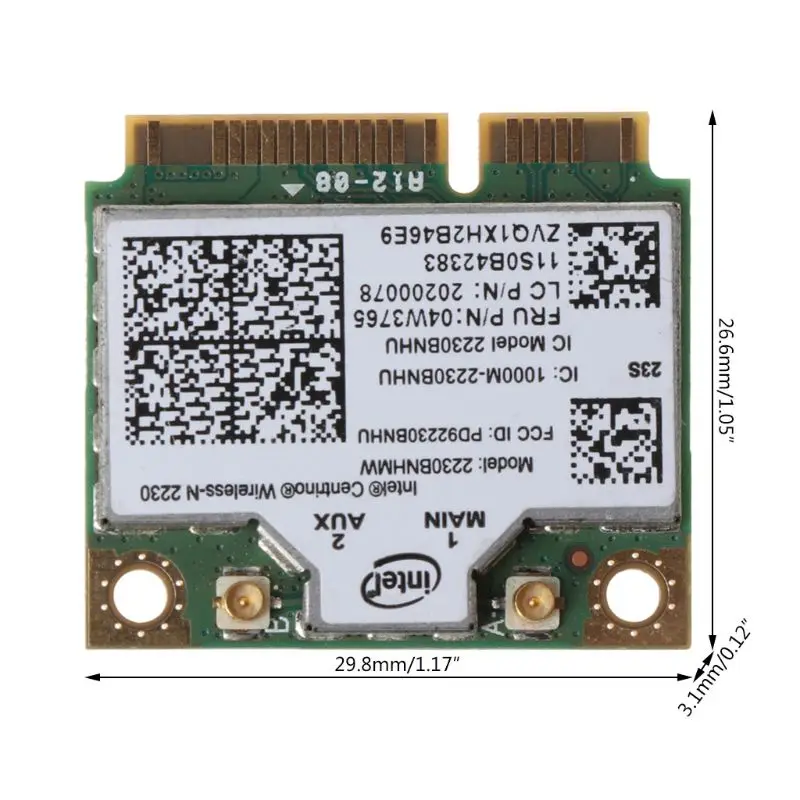 For In-tel 2230BNHMW Bluetooth-compatible 4.0 Adapter Card for Thinkpad Le-novo E430 04W3765 
For In-tel 2230BNHMW Bluetooth-compatible 4.0 Adapter Card for Thinkpad Le-novo E430 04W3765