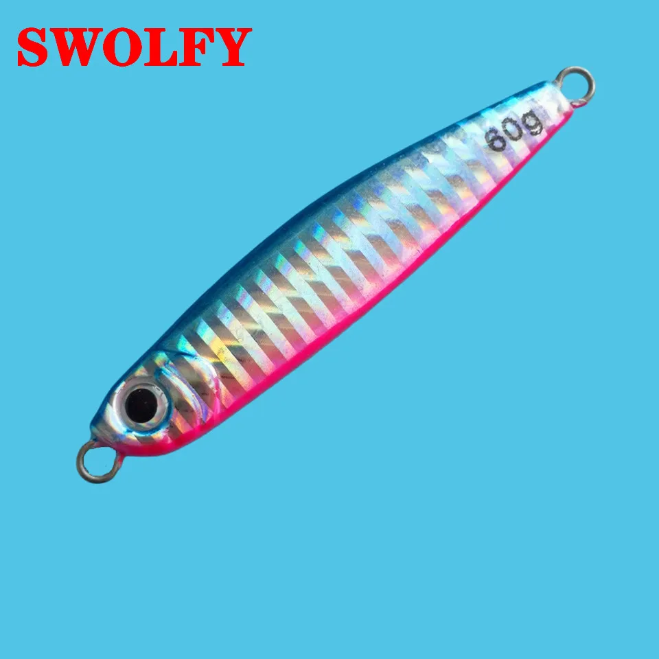 Swolfy 4PCS New Metal Jig Jigging Spoon 7cm/60G Shore Casting Jig Drag Cast Lead Sea Bass Lure Artificial Bait Fishing Tackle
Swolfy 4PCS New Metal Jig Jigging Spoon 7cm/60G Shore Casting Jig Drag Cast Lead Sea Bass Lure Artificial Bait Fishing Tackle