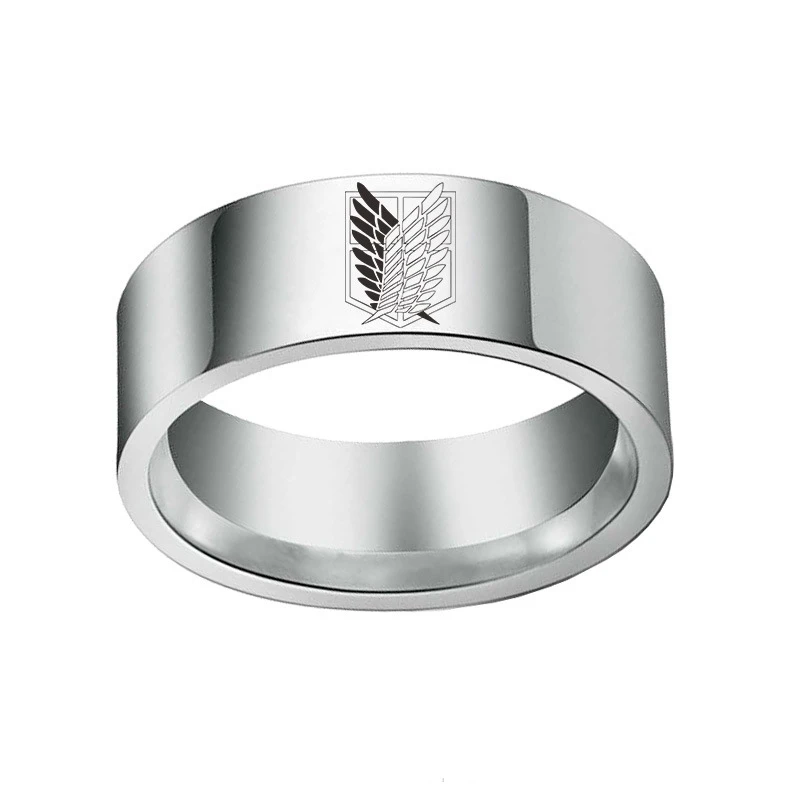 MIQIAO Stainless Steel Titanium Freedom Wings Free Attack on Rings for Men Women Wedding Engagement Gift Titan Fashion Jewelry 
MIQIAO Stainless Steel Titanium Freedom Wings Free Attack on Rings for Men Women Wedding Engagement Gift Titan Fashion Jewelry