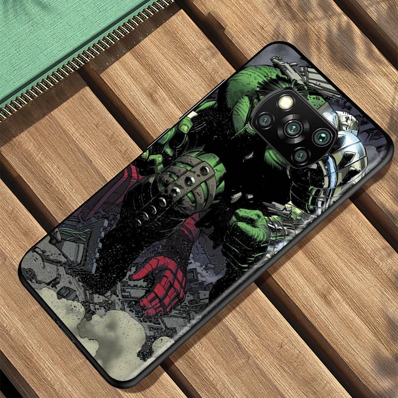 Marvel Hulk Avengers For Xiaomi Poco X3 NFC M3 M2 X2 F3 F2 Pro C3 F1 Mi Play Mix 3 A2 A1 6X 5X Black Phone Case Cover
Marvel Hulk Avengers For Xiaomi Poco X3 NFC M3 M2 X2 F3 F2 Pro C3 F1 Mi Play Mix 3 A2 A1 6X 5X Black Phone Case Cover