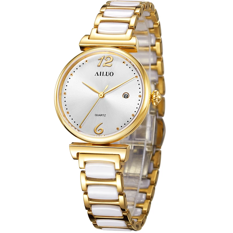 Ultra-thin Ladies France AILUO Luxury Brand Women's Watches Japan MIYOTA Quartz Movement Sapphire Waterproof Diamond Clock A7623