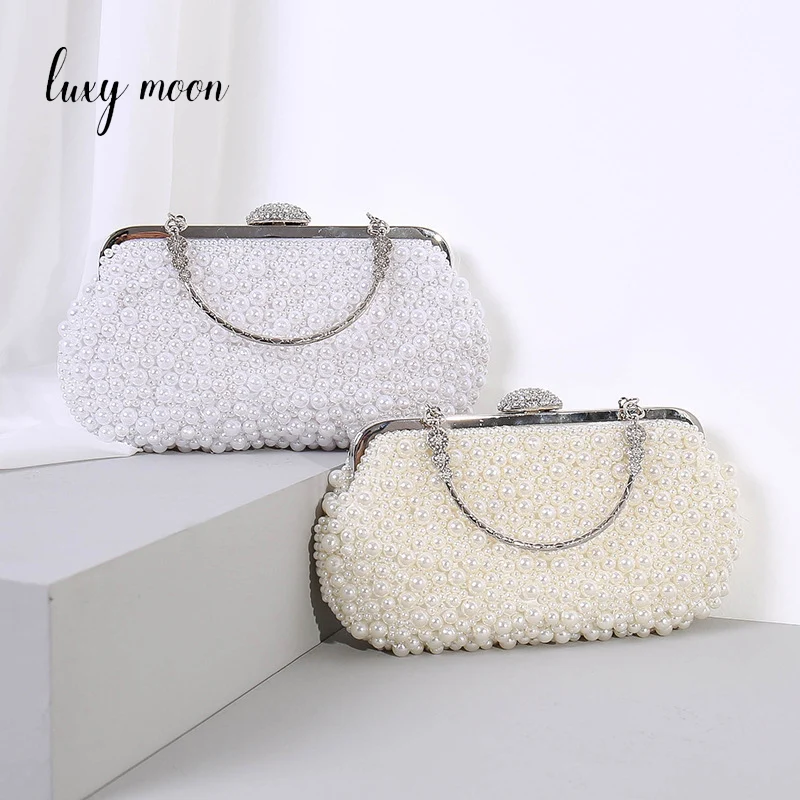 Women's Pearl Bag Purses and Handbags Luxury Designer Wedding Chains Clutch Evening Bag Ladies New Retro Style Handbag ZD2158
Women's Pearl Bag Purses and Handbags Luxury Designer Wedding Chains Clutch Evening Bag Ladies New Retro Style Handbag ZD2158