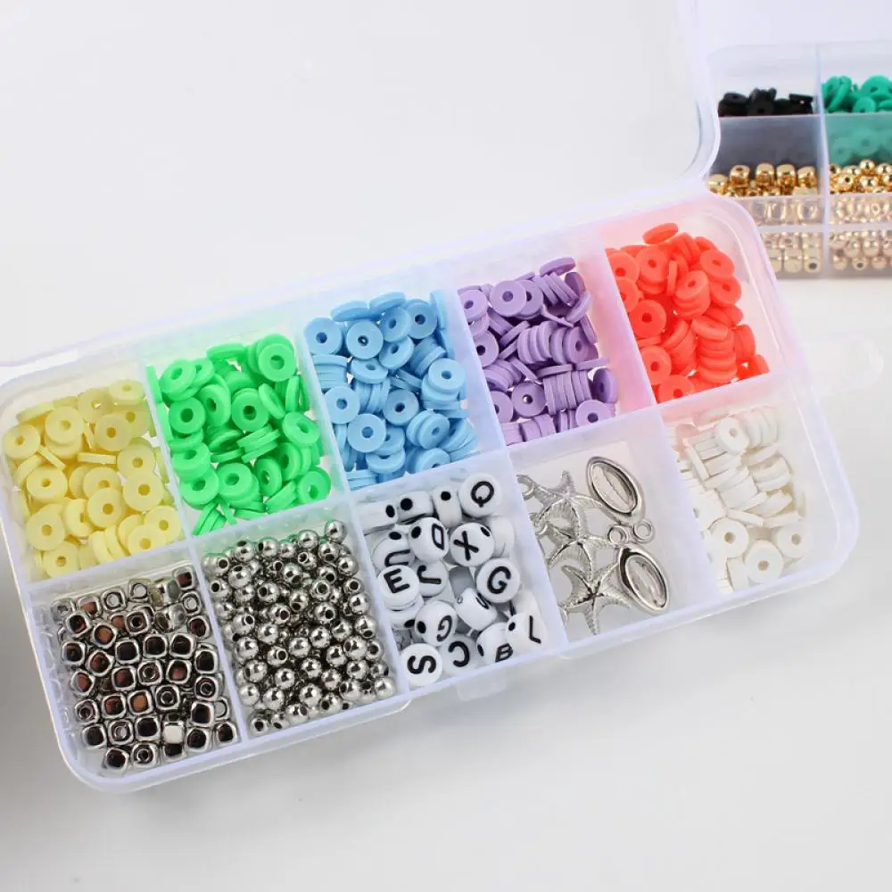 900Pcs Clay Round Beads Lobster Clasp Start Leeter 10Colors 6mm Polymer Clay Beads for DIY Jewelry Making Bracelets Earring Set
900Pcs Clay Round Beads Lobster Clasp Start Leeter 10Colors 6mm Polymer Clay Beads for DIY Jewelry Making Bracelets Earring Set