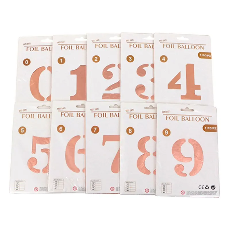 40inch Number Aluminum Foil Balloons 90cm Rose Gold Silver Digital Balloon Child Adult Birthday Wedding Decor Party Supplies
40inch Number Aluminum Foil Balloons 90cm Rose Gold Silver Digital Balloon Child Adult Birthday Wedding Decor Party Supplies