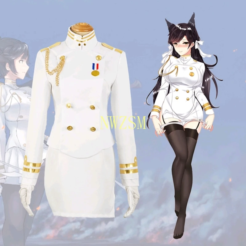 2020 new Japanese anime Azur Lane costume cosplay ship girl Kaohsiung Atago white girl costume uniform set
2020 new Japanese anime Azur Lane costume cosplay ship girl Kaohsiung Atago white girl costume uniform set