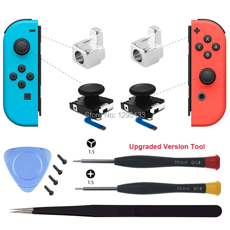 Аналоговый сенсорный модуль для Nintendo Switch Joy Con 3D Замена Металлической застежки