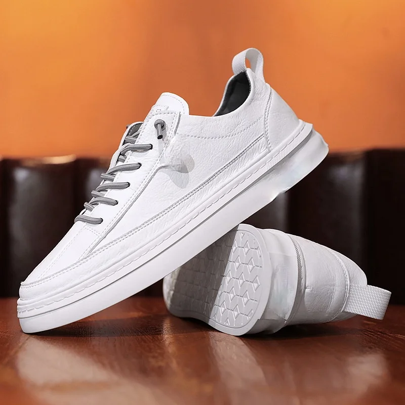 2021 Spring and Summer Casual and Comfortable New Men's Trendy Shoes All-match Shoes Shoes White Leather Shoes Men
2021 Spring and Summer Casual and Comfortable New Men's Trendy Shoes All-match Shoes Shoes White Leather Shoes Men