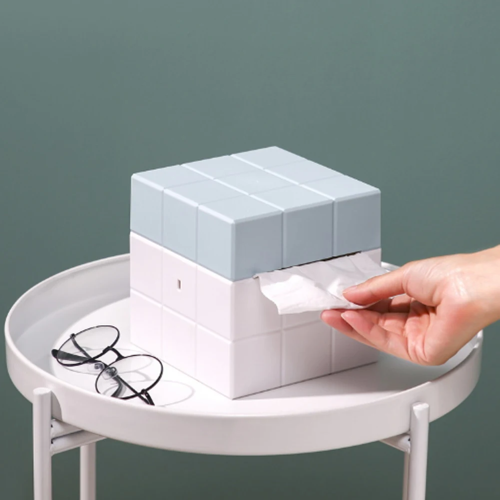 1pc Tissue Box Desktop Seal Simple Nordic Color Creative Cube Tissue Box Storage Box Dispenser Holder Household Plastic
1pc Tissue Box Desktop Seal Simple Nordic Color Creative Cube Tissue Box Storage Box Dispenser Holder Household Plastic