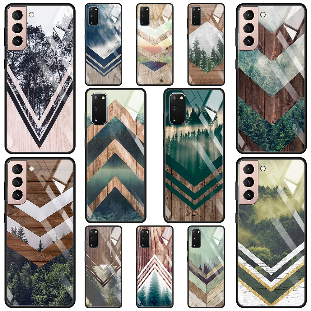 Glass Case For Samsung S20 FE S21 FE S21 S20 Ultra Coque For Galaxy S21 S20 S10 S9 Plus S10e Shell Wood Nature Forest Geometry
Glass Case For Samsung S20 FE S21 FE S21 S20 Ultra Coque For Galaxy S21 S20 S10 S9 Plus S10e Shell Wood Nature Forest Geometry