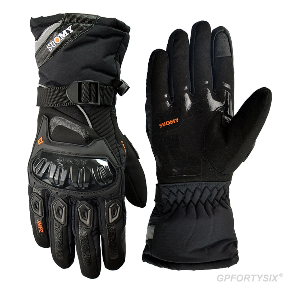 Мотоциклетные Перчатки SUOMY зимние теплые мотоциклетные перчатки защитные для