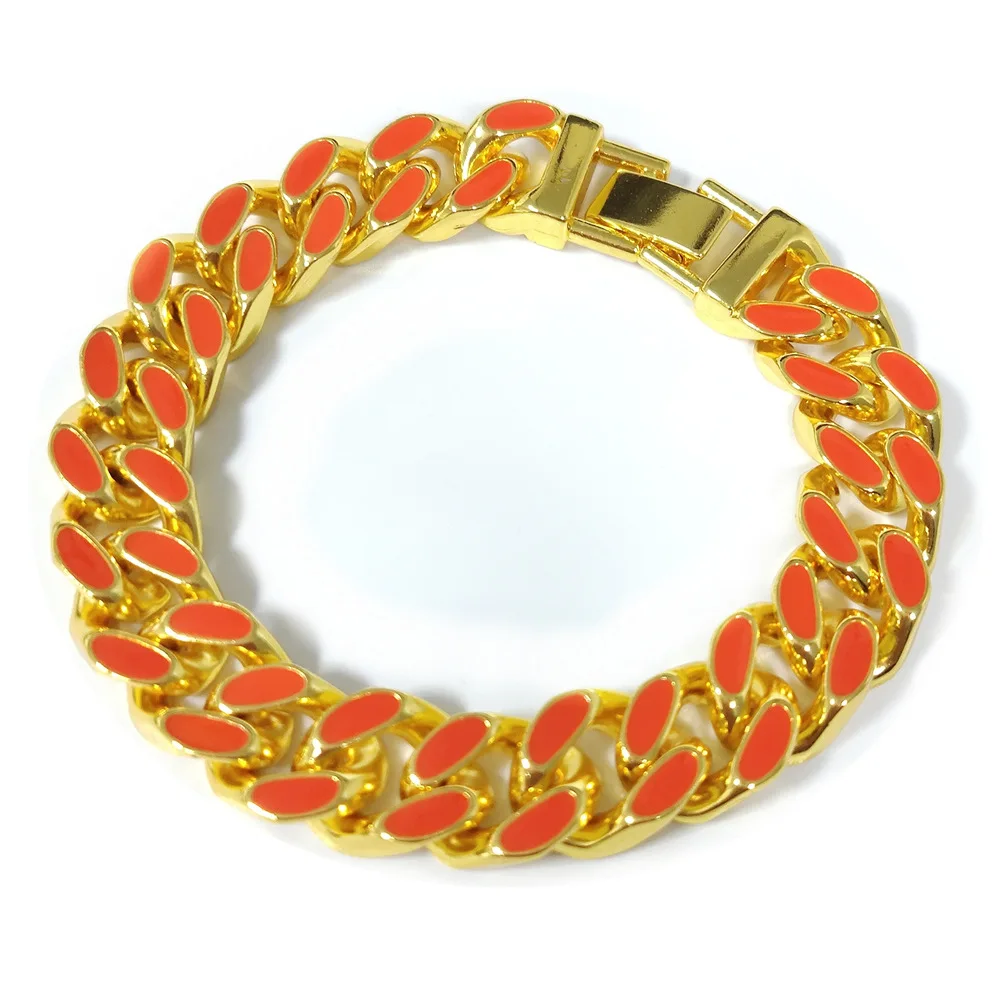 12mm Men Hip hop dripping oil Miami Cuban Bracelet Chain Bracelets For Women Men Jewelry CZ Link Chain Dropshipping
12mm Men Hip hop dripping oil Miami Cuban Bracelet Chain Bracelets For Women Men Jewelry CZ Link Chain Dropshipping