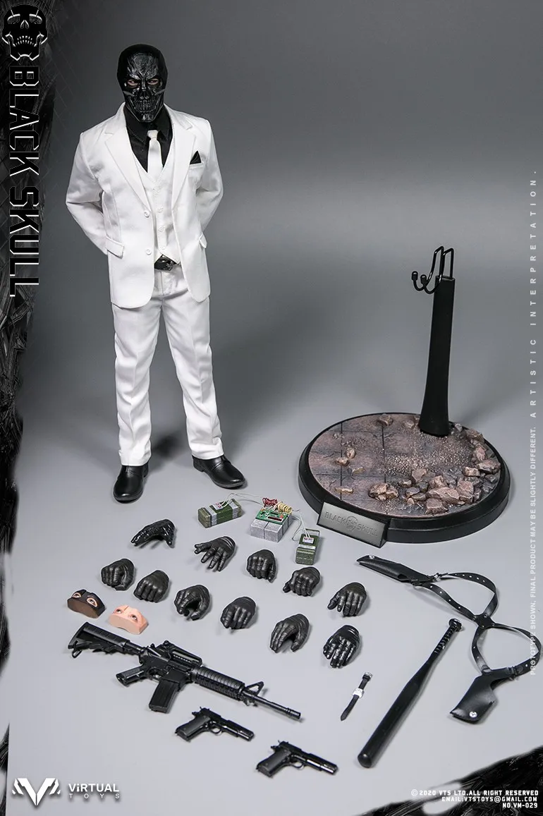 For Collection 1/6 Scale 12 inches VTS TOYS VM029 Black Skull Full Set Action Figure Model for Fans Holiday Gifts
For Collection 1/6 Scale 12 inches VTS TOYS VM029 Black Skull Full Set Action Figure Model for Fans Holiday Gifts