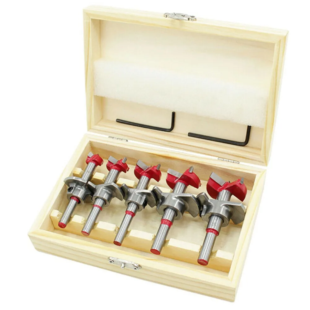 5 Pcs Wood Hole Saw Drill Bit Wrench Set 15-35mm Woodworking Accessories Precision Scale Hole Opener Tools
5 Pcs Wood Hole Saw Drill Bit Wrench Set 15-35mm Woodworking Accessories Precision Scale Hole Opener Tools