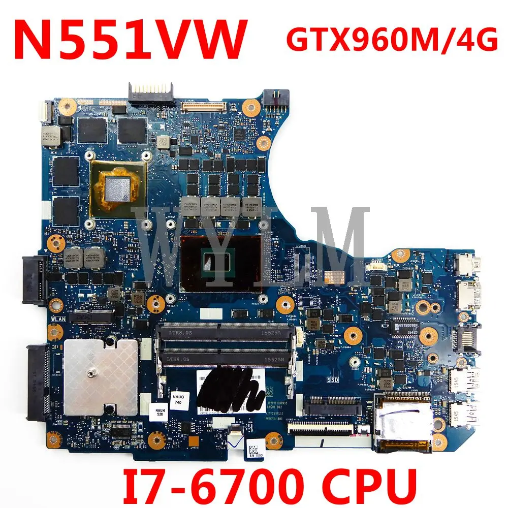 N551VW I7-6700CPU GTX960M/4G ноутбук материнская плата для ноутбука ASUS N551 N551V N551VW G551 G551V G551VW FX551V FX51VW материнская плата для ноутбука
N551VW I7-6700CPU GTX960M/4G ноутбук материнская плата для ноутбука ASUS N551 N551V N551VW G551 G551V G551VW FX551V FX51VW материнская плата для ноутбука