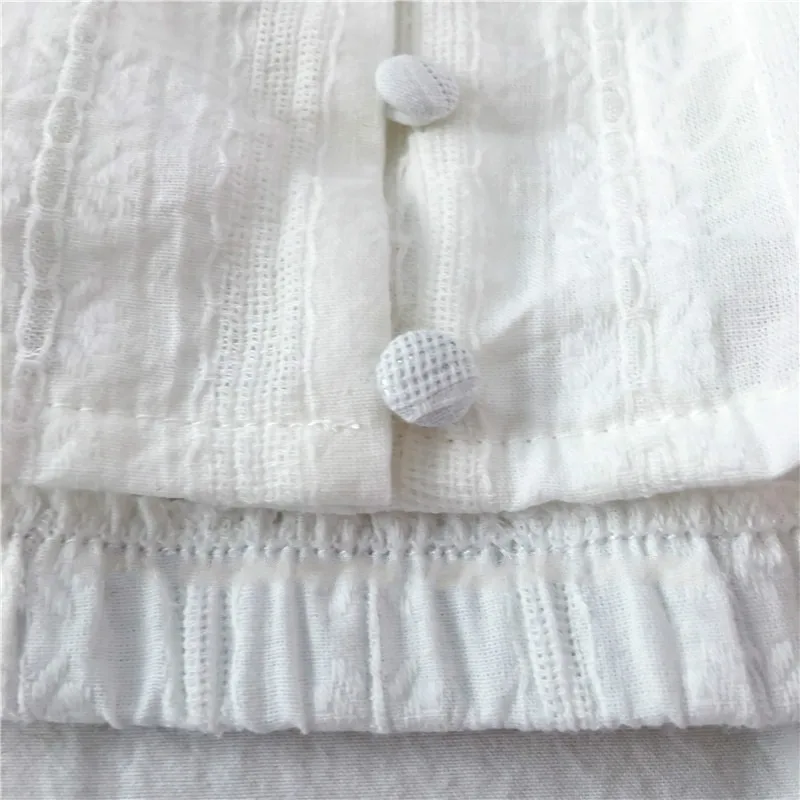Blouses Women Summer Korean Style All-match Students Square Collar Button Female Blusas Mujer Crop Tops Leisure Schoolgirls Cozy
Blouses Women Summer Korean Style All-match Students Square Collar Button Female Blusas Mujer Crop Tops Leisure Schoolgirls Cozy