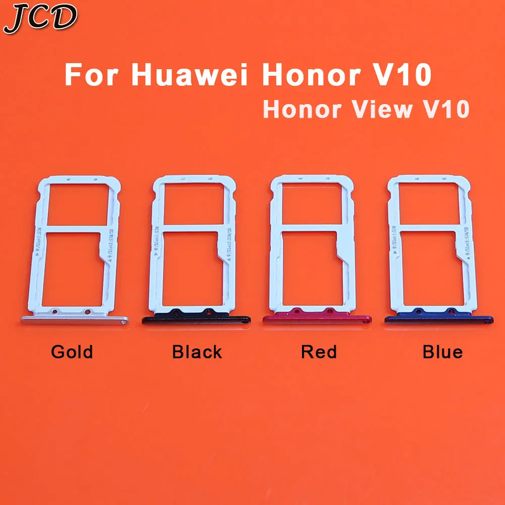 Лоток для SIM-карты JCD Huawei Honor V8 V9/8 Pro V10/View V10 6C Pro/Honor V9 Play держатель Sim-карты