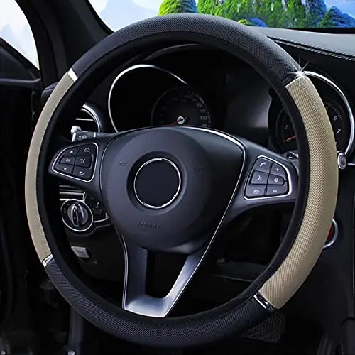 Car Steering Wheel Cover, Non-Slip, Elastic, Steering Wheel Cover for Men and Women, Universal Fit 15 Inches Cars, Vehicles
Car Steering Wheel Cover, Non-Slip, Elastic, Steering Wheel Cover for Men and Women, Universal Fit 15 Inches Cars, Vehicles