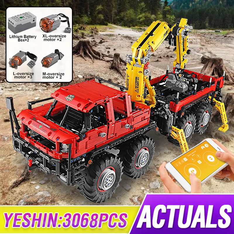 Форма King Technical MOC 15805 артикулированная 8x8 внедорожная строительная машина с дистанционным управлением игрушки для детей
Форма King Technical MOC 15805 артикулированная 8x8 внедорожная строительная машина с дистанционным управлением игрушки для детей