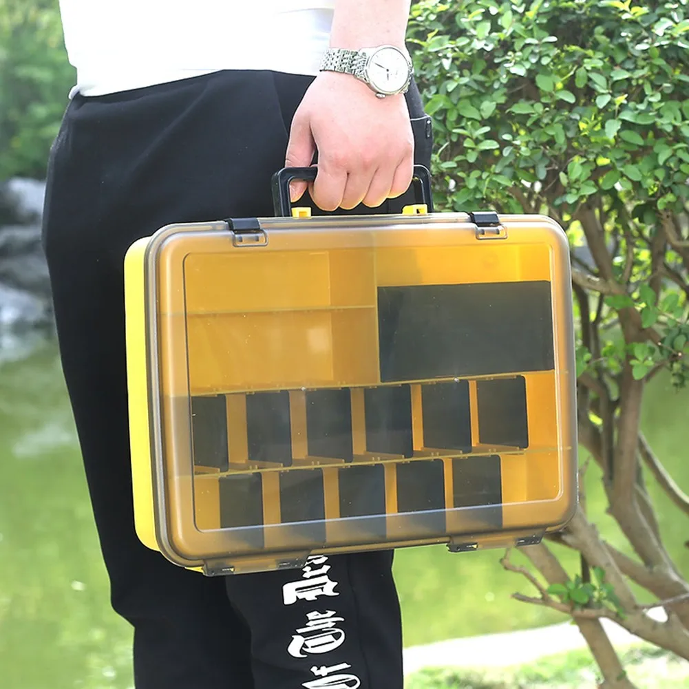 16+1 Baffles Fishing Tool Box Large-Capacity Tackle Box Multifunctional Transparent Storage Box Portable Fishing Bait Box
16+1 Baffles Fishing Tool Box Large-Capacity Tackle Box Multifunctional Transparent Storage Box Portable Fishing Bait Box