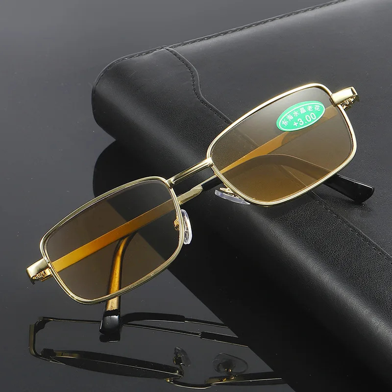 New Crystal Reading Glasses Full Frame HD Comfortable Brown Glass Reading Glasses Metal Scratch Reading Glasses
New Crystal Reading Glasses Full Frame HD Comfortable Brown Glass Reading Glasses Metal Scratch Reading Glasses