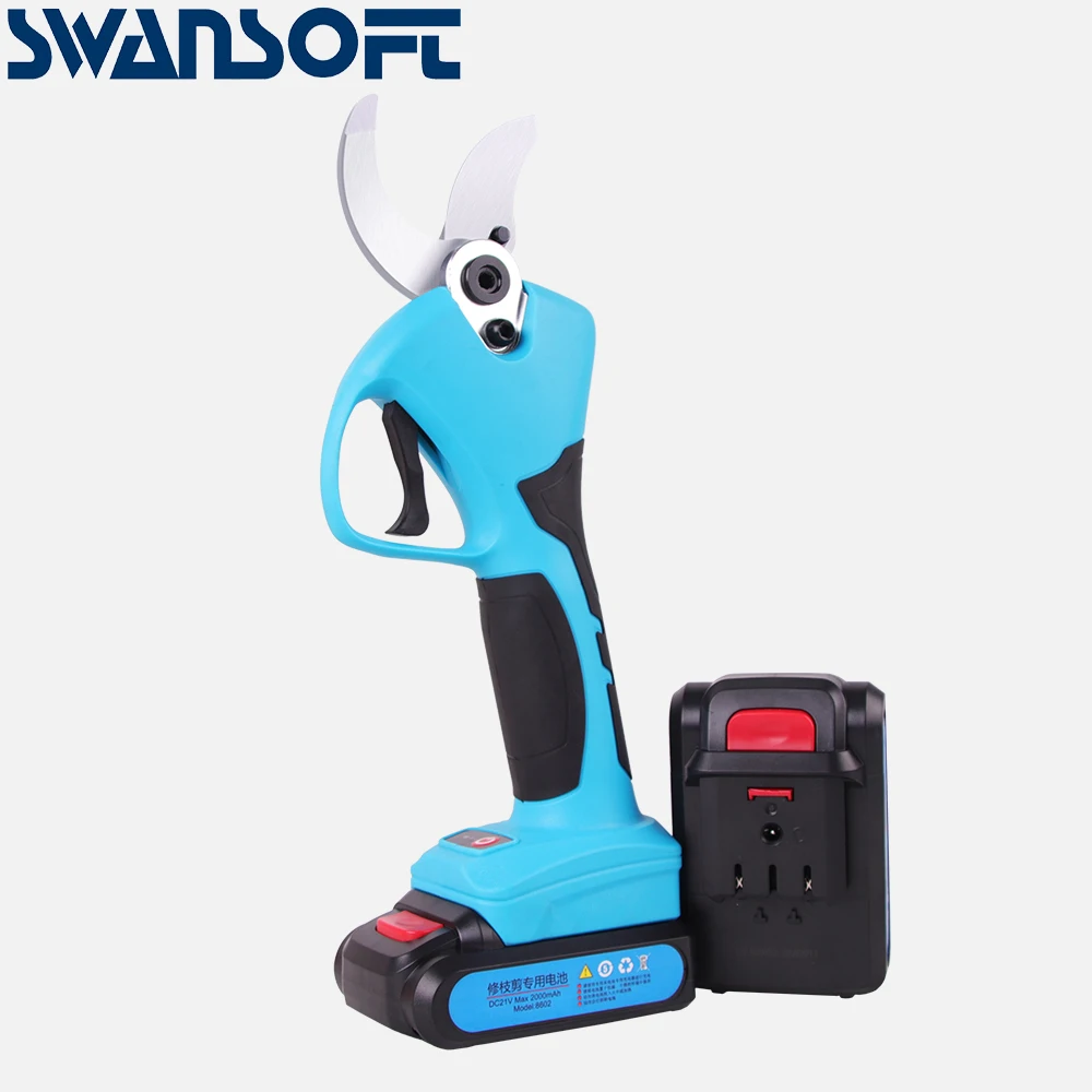 21V 40mm Cordless Electric Pruner 88VF Pruning Shear Efficient Bonsai Pruning Branches Cutter Landscaping Garden Tool 2 battery 
21V 40mm Cordless Electric Pruner 88VF Pruning Shear Efficient Bonsai Pruning Branches Cutter Landscaping Garden Tool 2 battery