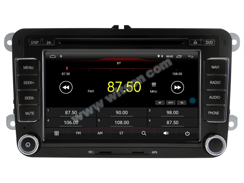 7 "Android 9 0 OS автомобильный DVD Мультимедиа gps радио для Volkswagen Eos 2006 2015 & Golf 2003 2013 Polo