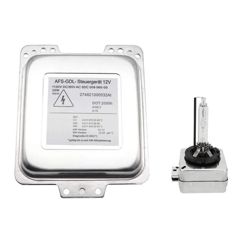 New For AFS-GDL Mercedes-Benz E Class W211 5DC009060-00 HID Xenon Headlight Ballast Control Module & Bulb 4300K D1S/R
New For AFS-GDL Mercedes-Benz E Class W211 5DC009060-00 HID Xenon Headlight Ballast Control Module & Bulb 4300K D1S/R