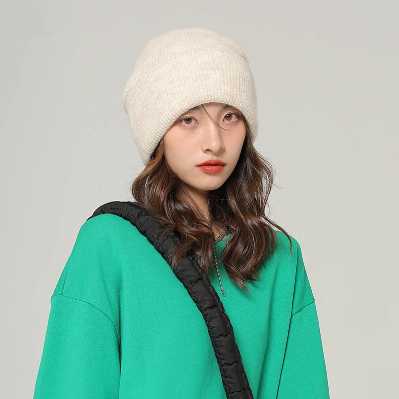 White Hats For Women Hats Female Winter Wool Knitted Pullover Hat Ear Protection Warm Big Head Circumference Cold Beanies 1124
White Hats For Women Hats Female Winter Wool Knitted Pullover Hat Ear Protection Warm Big Head Circumference Cold Beanies 1124