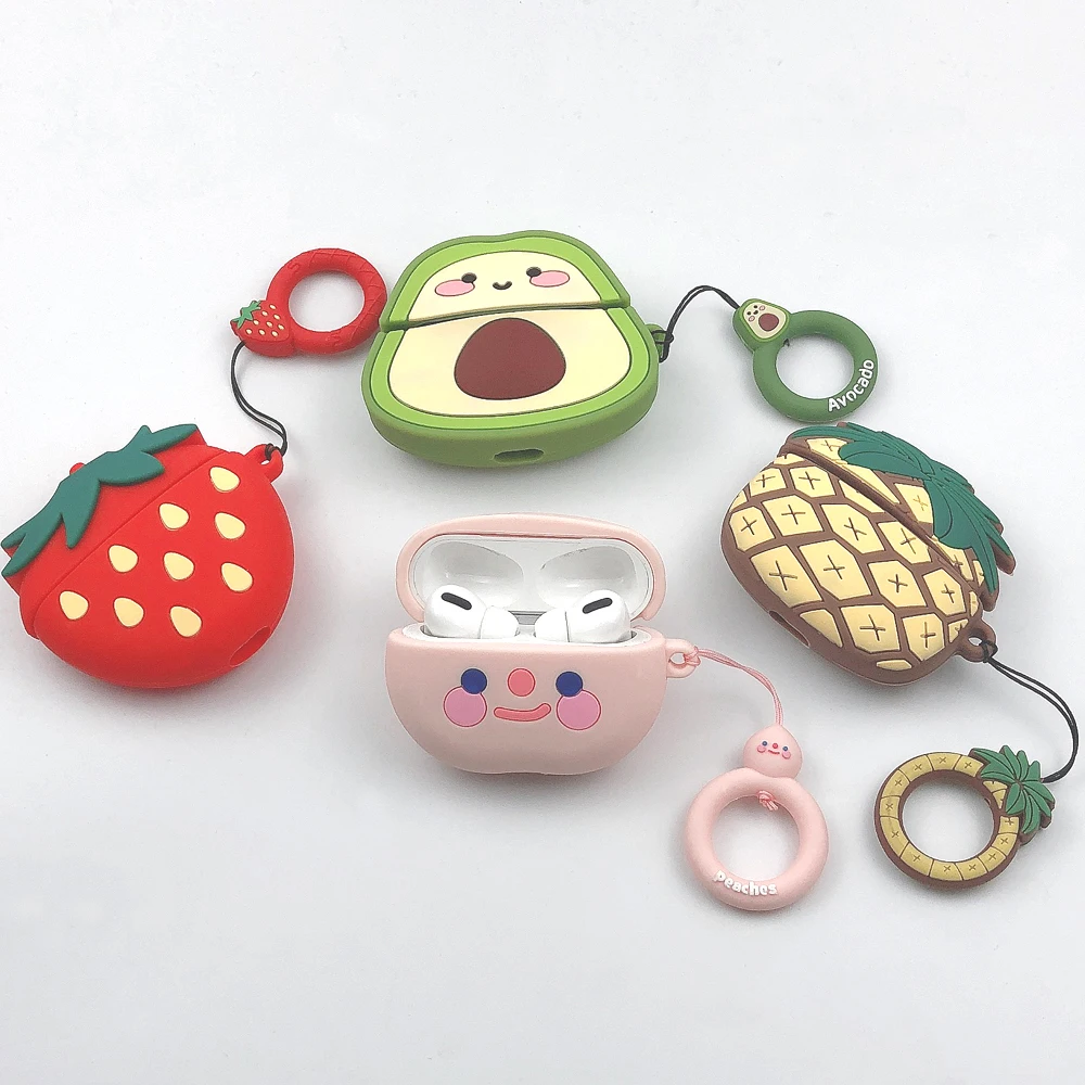 For Airpods pro 3generation soft silicone earphone covers cute cartoon strawberry covers for airpods protective cases anti-fall
For Airpods pro 3generation soft silicone earphone covers cute cartoon strawberry covers for airpods protective cases anti-fall
