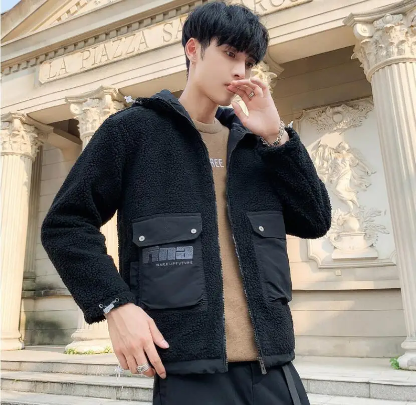 2020 New Jacket Men's Autumn Winter Lamb Zipper Cardigan Jacket Thicken Warm Clothes
2020 New Jacket Men's Autumn Winter Lamb Zipper Cardigan Jacket Thicken Warm Clothes
