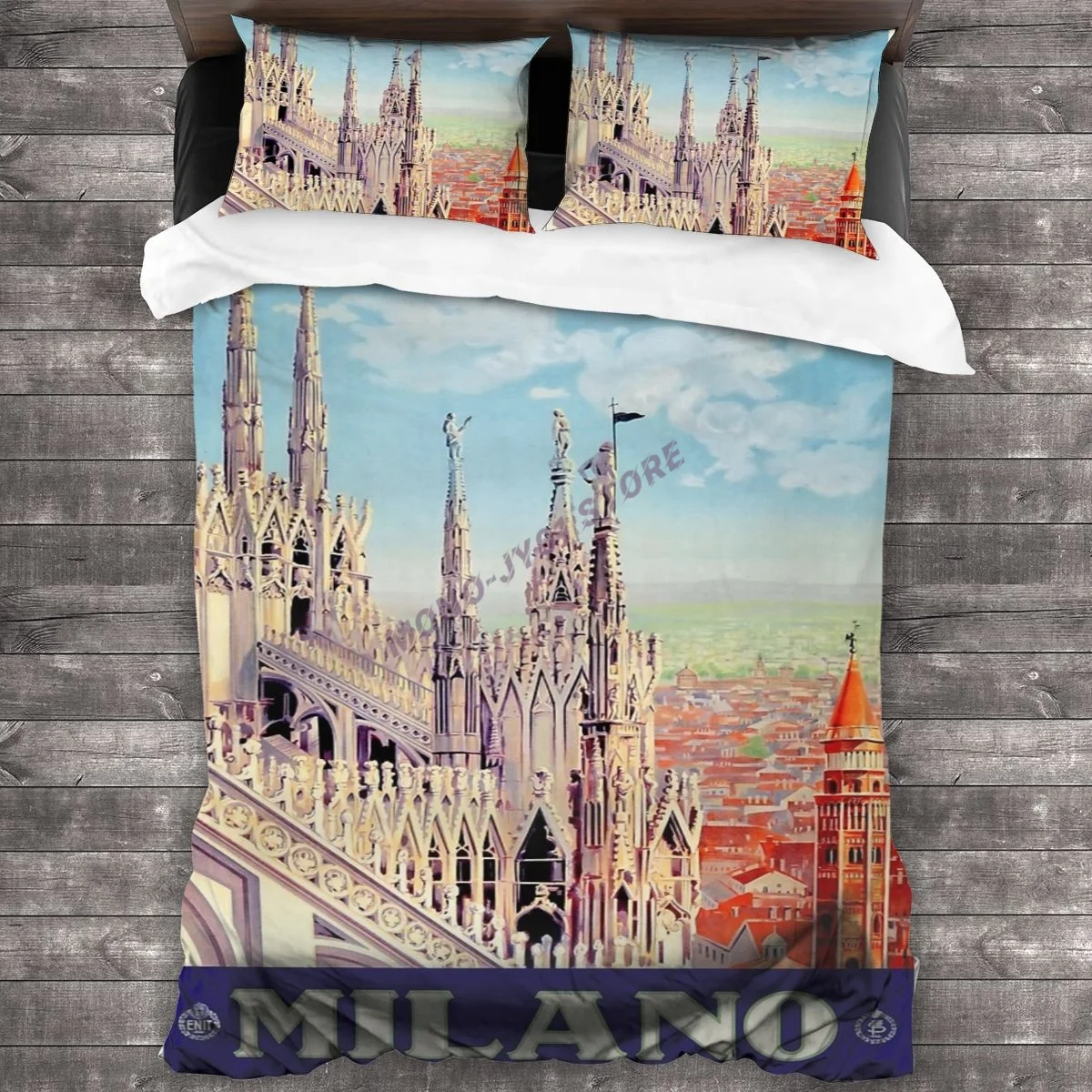 1930 Milan Cathedral Italy Travel Bedding Set Duvet Cover Pillowcases Comforter Bedding Sets Bedclothes
1930 Milan Cathedral Italy Travel Bedding Set Duvet Cover Pillowcases Comforter Bedding Sets Bedclothes