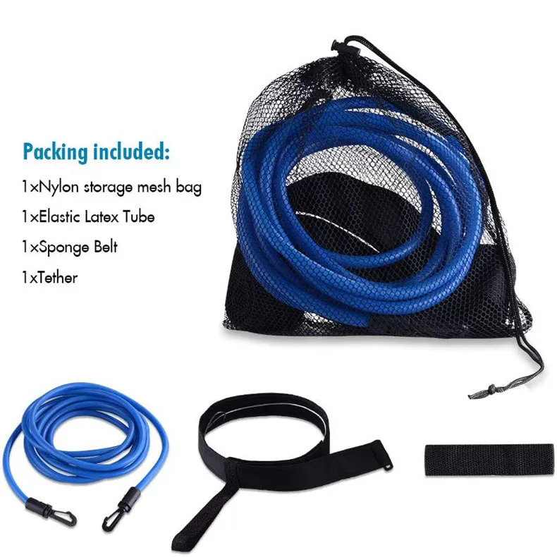 3/4m Adjustable Swim Training Elastic Belt Resistance Swimming Exerciser Safety Rope Latex Tubes Swim Tether Elastic Rope Band
3/4m Adjustable Swim Training Elastic Belt Resistance Swimming Exerciser Safety Rope Latex Tubes Swim Tether Elastic Rope Band