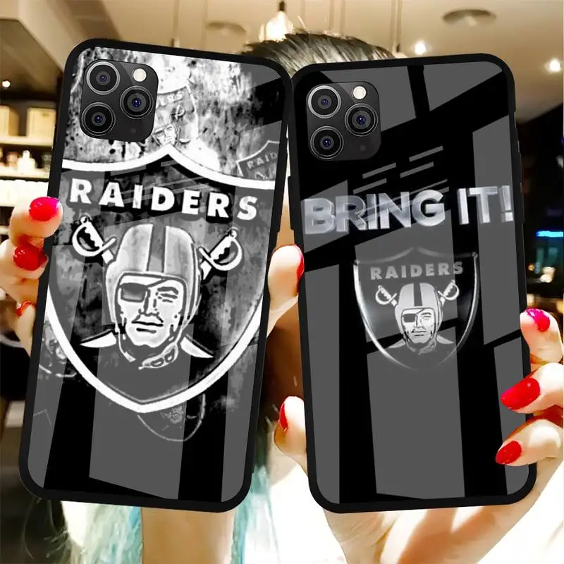 0 Oakland Raiders Phone Case Tempered Glass For Iphone6plus 6S 7 7plus 8 X XS XSmax XR 11 12 Pro Max 12mini
0 Oakland Raiders Phone Case Tempered Glass For Iphone6plus 6S 7 7plus 8 X XS XSmax XR 11 12 Pro Max 12mini