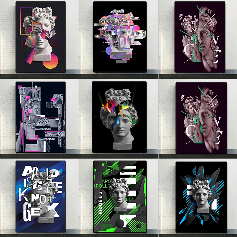 Abstract Art Apollo Sculpture Canvas Painting Wall Art Famous Statue Poster Prints For Living Room Modern Home Decor Cuadros
Abstract Art Apollo Sculpture Canvas Painting Wall Art Famous Statue Poster Prints For Living Room Modern Home Decor Cuadros