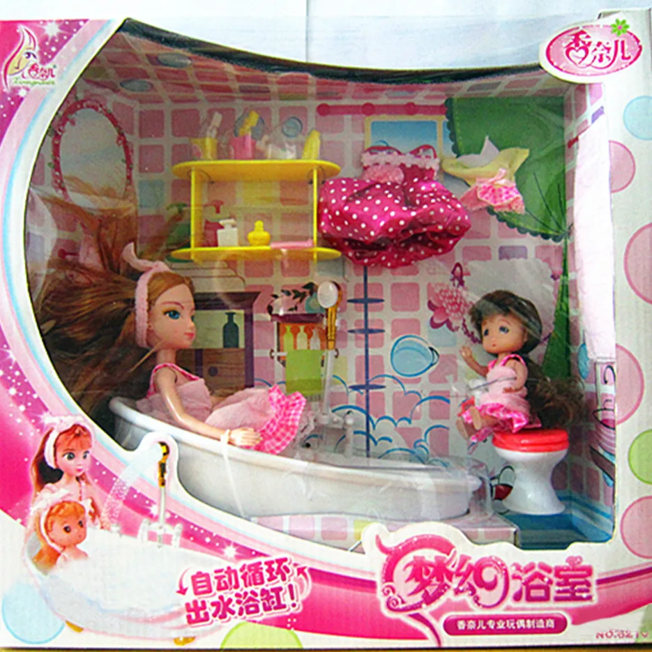 Hot Selling Doll Series Dreamy Bathroom Bathtub Water Cycle Birthday Gift Girl Play House Toys
Hot Selling Doll Series Dreamy Bathroom Bathtub Water Cycle Birthday Gift Girl Play House Toys