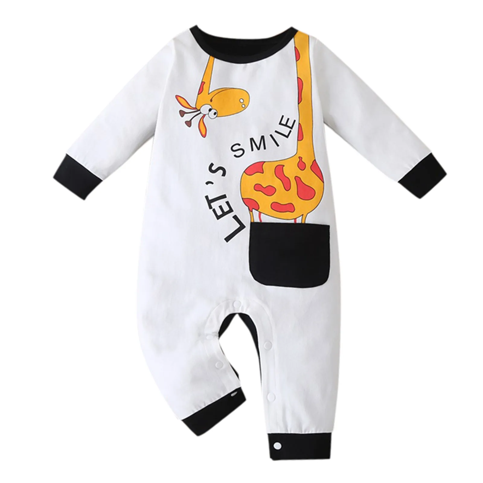 Romper Infant Baby Boys Girls Clothes Long Sleeve Animals Letter Romper Baby Girl Jumpsuit Clothes
Romper Infant Baby Boys Girls Clothes Long Sleeve Animals Letter Romper Baby Girl Jumpsuit Clothes