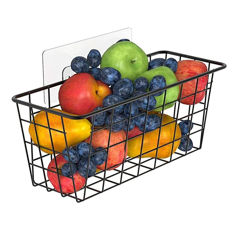 4 Pcs Wall Wire Baskets over the Cabinet Door Organizer Hanging Basket Shelf for Cabinet Pantry Organization
4 Pcs Wall Wire Baskets over the Cabinet Door Organizer Hanging Basket Shelf for Cabinet Pantry Organization