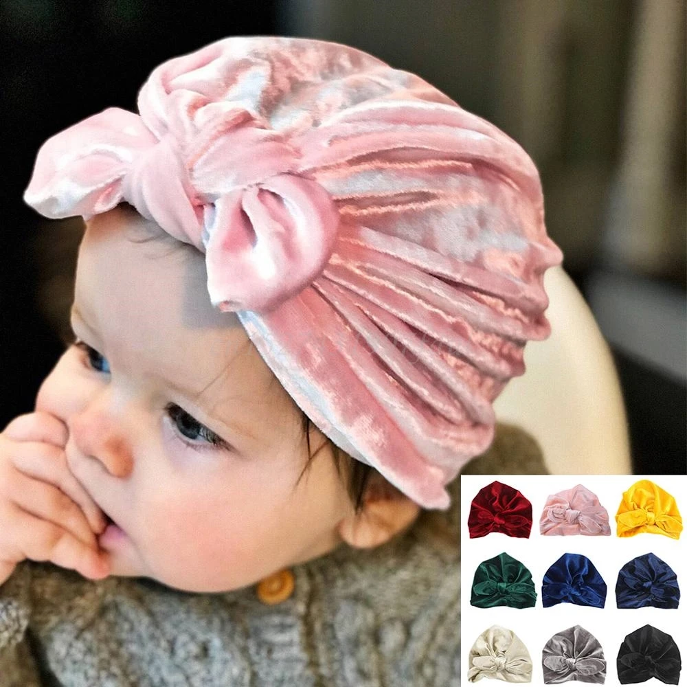 Тканевая шапка-тюрбан для новорожденных и малышей, однотонная вязаная шапочка с рюшами, эластичный бантик-ушки с кроликом 
Тканевая шапка-тюрбан для новорожденных и малышей, однотонная вязаная шапочка с рюшами, эластичный бантик-ушки с кроликом