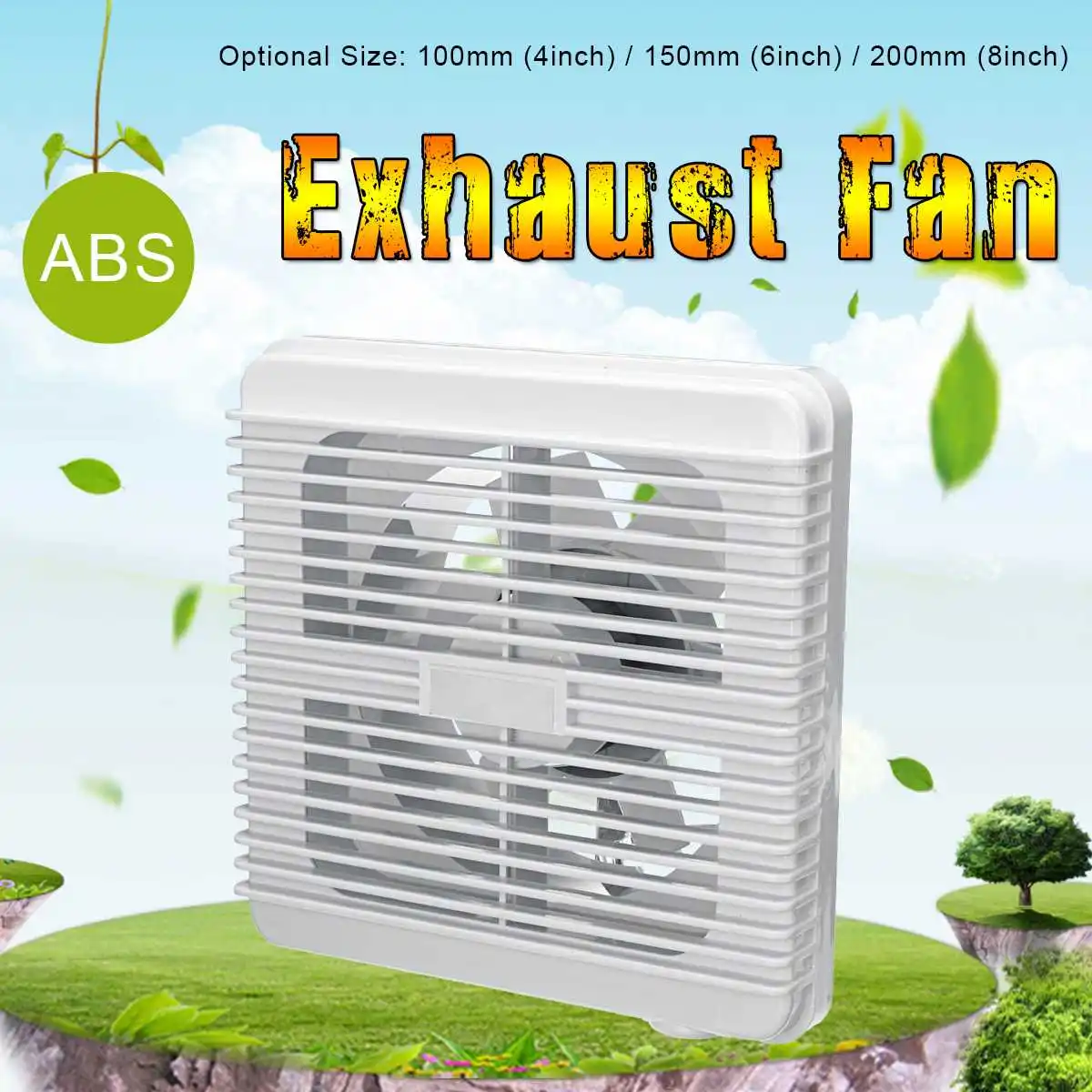 Waterproof Mute Bathroom Extractor Exhaust Fan Ventilating Strong Fan For Kitchen Toilet Window Ventilation Fans 220V 4/6/8 Inch
Waterproof Mute Bathroom Extractor Exhaust Fan Ventilating Strong Fan For Kitchen Toilet Window Ventilation Fans 220V 4/6/8 Inch
