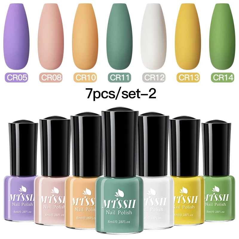 8ml Matte Nail Polish Set Sping Color Series Semi Permanent Do Not Need Cure Nail Art Hybrid Nail Art Polish Solid Color Polish
8ml Matte Nail Polish Set Sping Color Series Semi Permanent Do Not Need Cure Nail Art Hybrid Nail Art Polish Solid Color Polish
