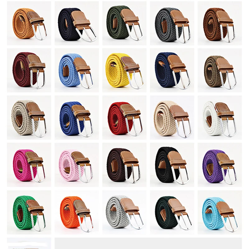 1 Pcs 2021 New Fashion Women Men Elastic Knitting Waistband Metal Needle Buckle Non-porous Elastic Belt With Bright Alloy Buckle
1 Pcs 2021 New Fashion Women Men Elastic Knitting Waistband Metal Needle Buckle Non-porous Elastic Belt With Bright Alloy Buckle
