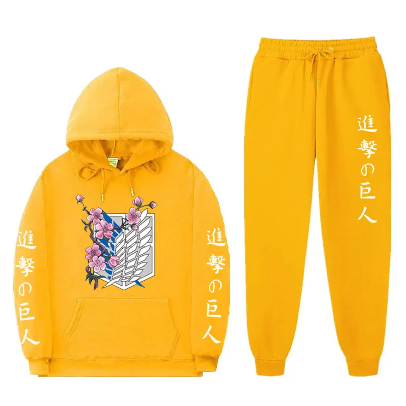 Anime Attack On Titan Printing Hoodies Sets Hip Hop Streetwear Men Women sporting Harajuku men's sets joggingbroek Sweatshirt
Anime Attack On Titan Printing Hoodies Sets Hip Hop Streetwear Men Women sporting Harajuku men's sets joggingbroek Sweatshirt