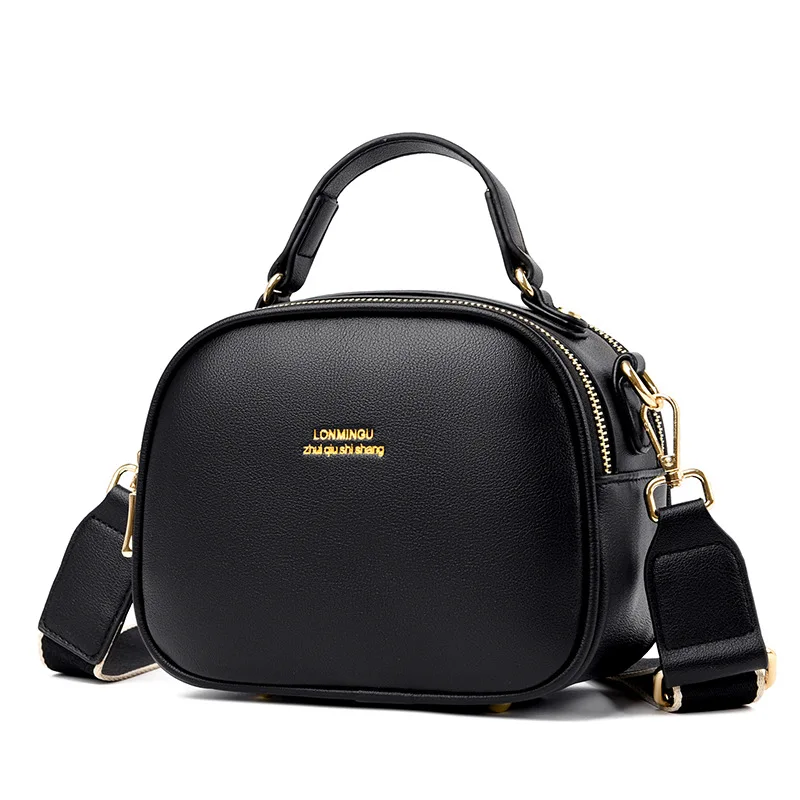 Female 2021 New Summer Fashion Wide Shoulder Belt Small Round Bag Texture Soft Pu Leather Shoulder Messenger Bag
Female 2021 New Summer Fashion Wide Shoulder Belt Small Round Bag Texture Soft Pu Leather Shoulder Messenger Bag