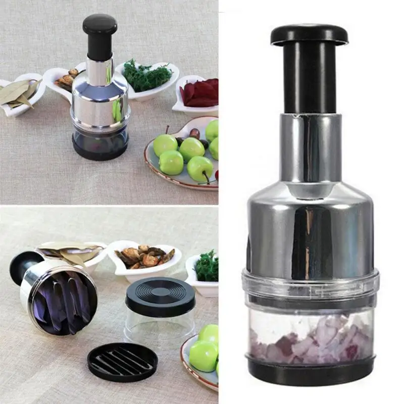 1PC Multifunction Hand Press Food Cutter Onion Nuts Grinder Mincer Manual Safety Efficient Fruit Vegetable Chopper Kitchen Tool
1PC Multifunction Hand Press Food Cutter Onion Nuts Grinder Mincer Manual Safety Efficient Fruit Vegetable Chopper Kitchen Tool