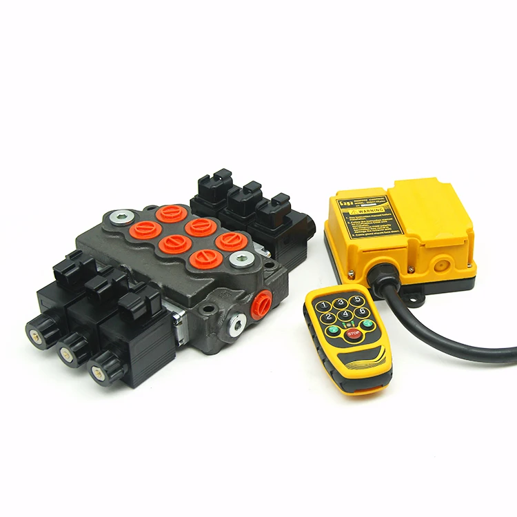 Factory supply solenoid electric valve directional remote control hydraulic valve
Factory supply solenoid electric valve directional remote control hydraulic valve