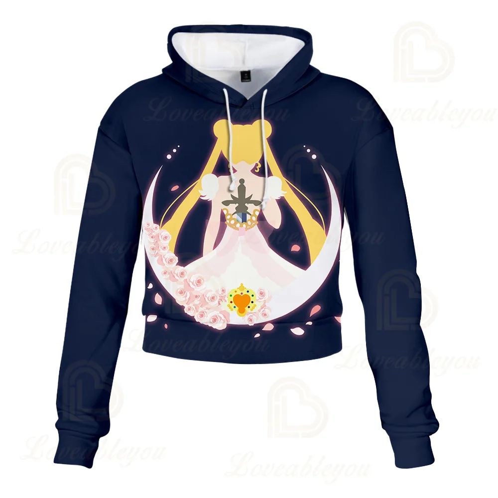 Sailor Moon Women Girl Sexy Navel Crop Top Harajuku Kawaii Hoodie New Hot Style Print Female Hoodies Sweatshirts
Sailor Moon Women Girl Sexy Navel Crop Top Harajuku Kawaii Hoodie New Hot Style Print Female Hoodies Sweatshirts