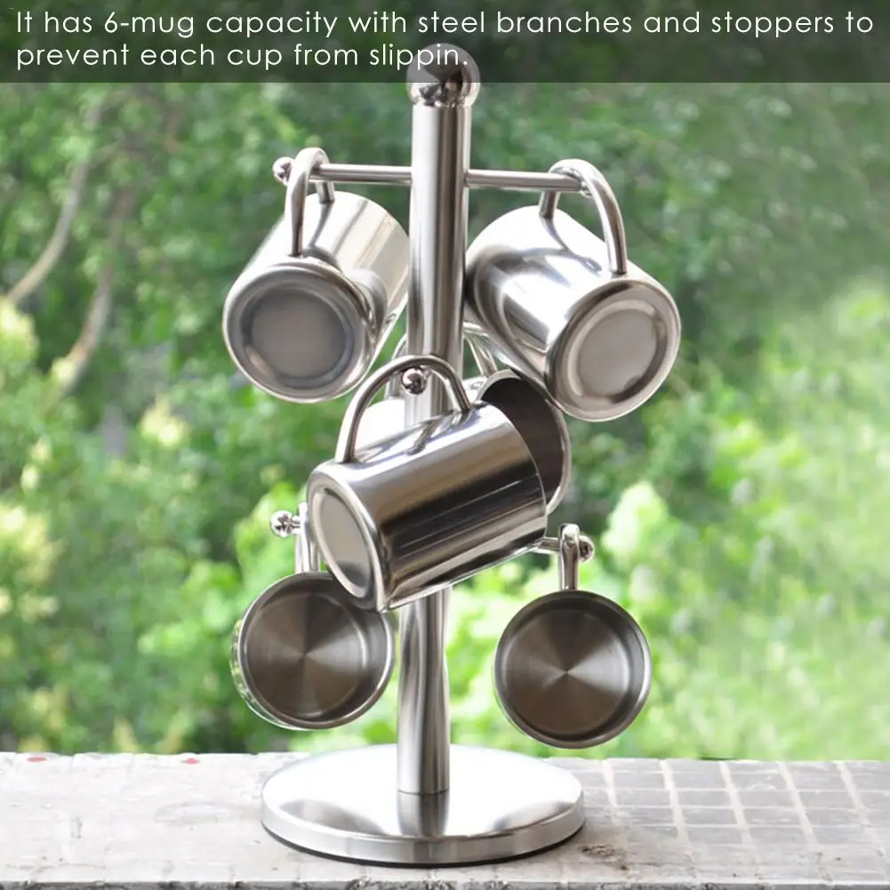 Stainless Steel Cup Holder Kitchen Household Dsektop Metal Frame Rack Coffee Milk Tea Mug Stand Holder
Stainless Steel Cup Holder Kitchen Household Dsektop Metal Frame Rack Coffee Milk Tea Mug Stand Holder