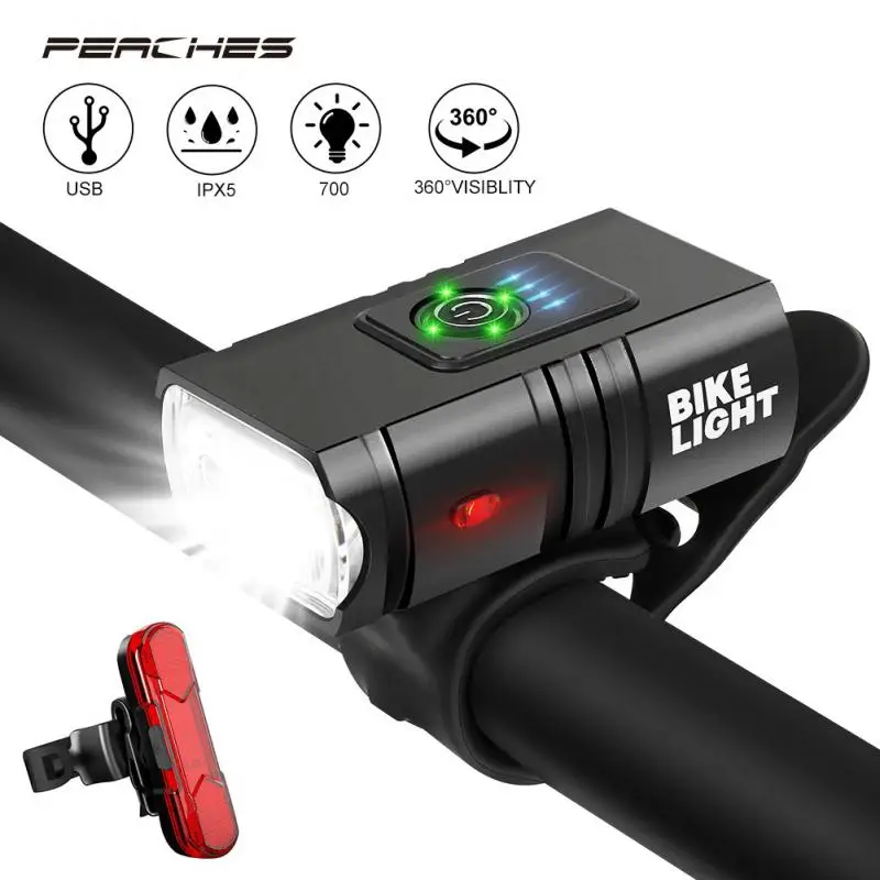 PEACHES T6 Bicycle Headlight 10W 800LM USB Rechargeable Power Display 2*T6 LED Bike Front Lamp Flashlight Bike Accessories
PEACHES T6 Bicycle Headlight 10W 800LM USB Rechargeable Power Display 2*T6 LED Bike Front Lamp Flashlight Bike Accessories