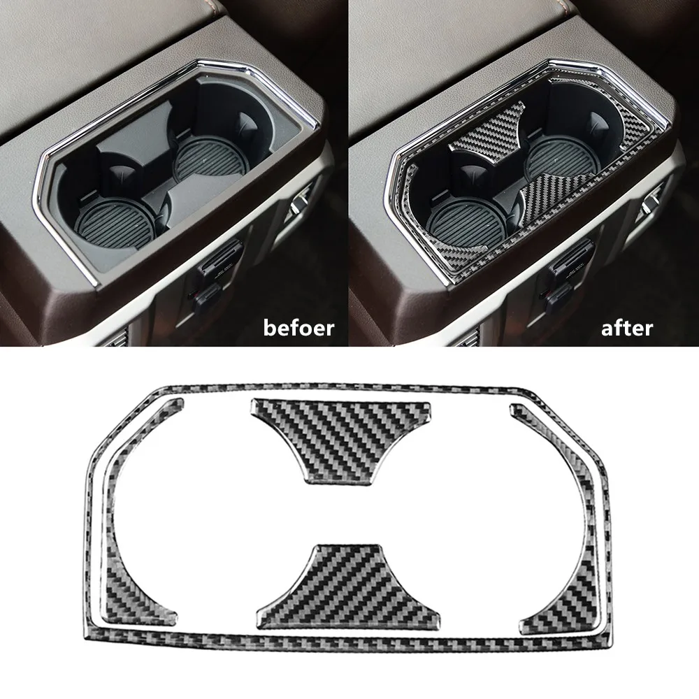For Ford F150 F-150 2015-2020 Real Carbon Fiber Rear Water Cup Panel Cover Trim Car Accessories
For Ford F150 F-150 2015-2020 Real Carbon Fiber Rear Water Cup Panel Cover Trim Car Accessories