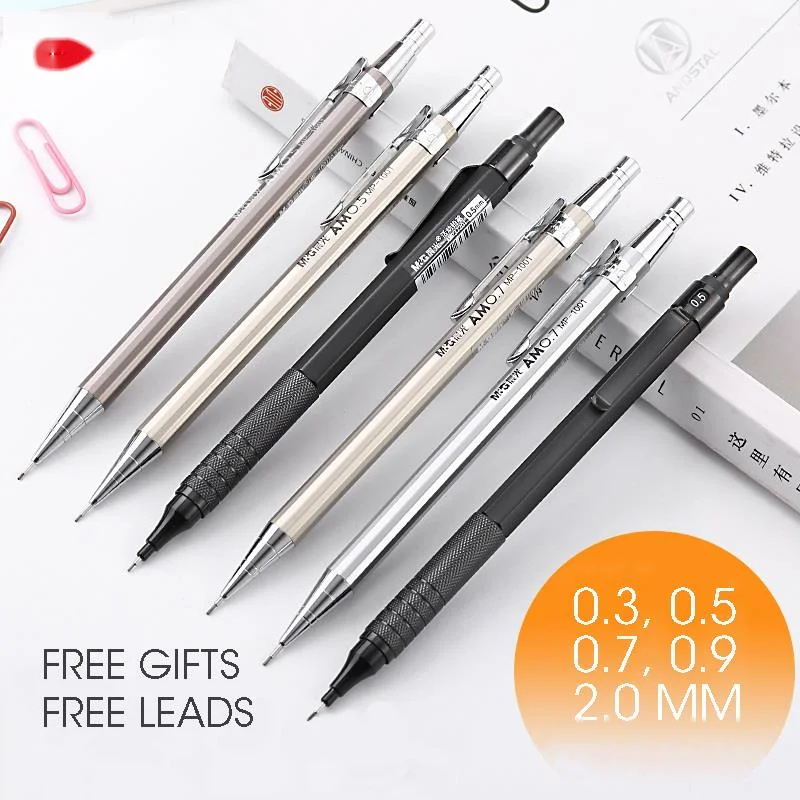 0.3 / 0.5 / 0.7 / 2mm Mechanical Pencil Set, M&G, for Metal Drawing, 0.9mm, HB, Graphite Pencils, Lead for
0.3 / 0.5 / 0.7 / 2mm Mechanical Pencil Set, M&G, for Metal Drawing, 0.9mm, HB, Graphite Pencils, Lead for
